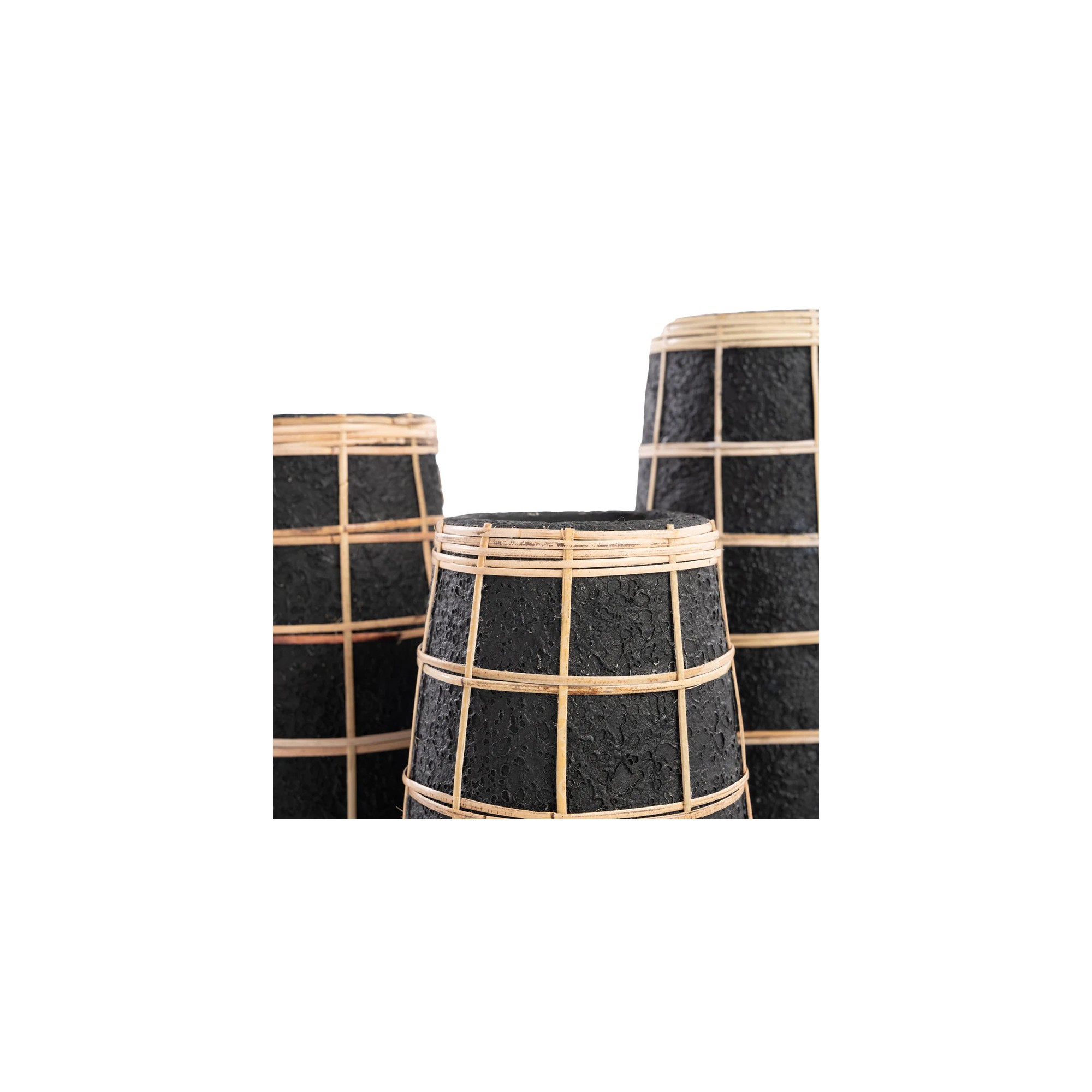 Giulia Grillo Vaso Cutie Nero Naturale M