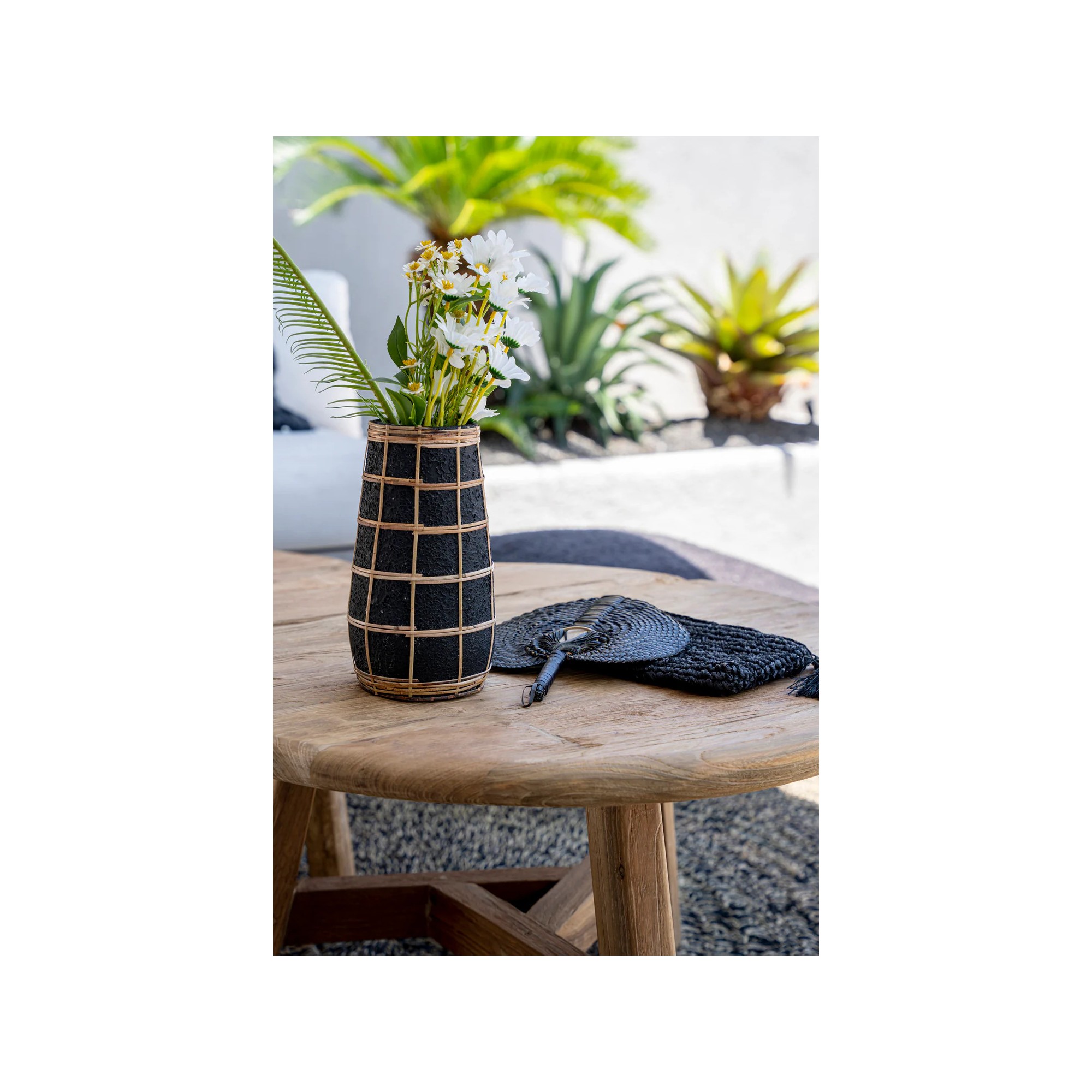 Giulia Grillo Vaso Cutie Nero Naturale M