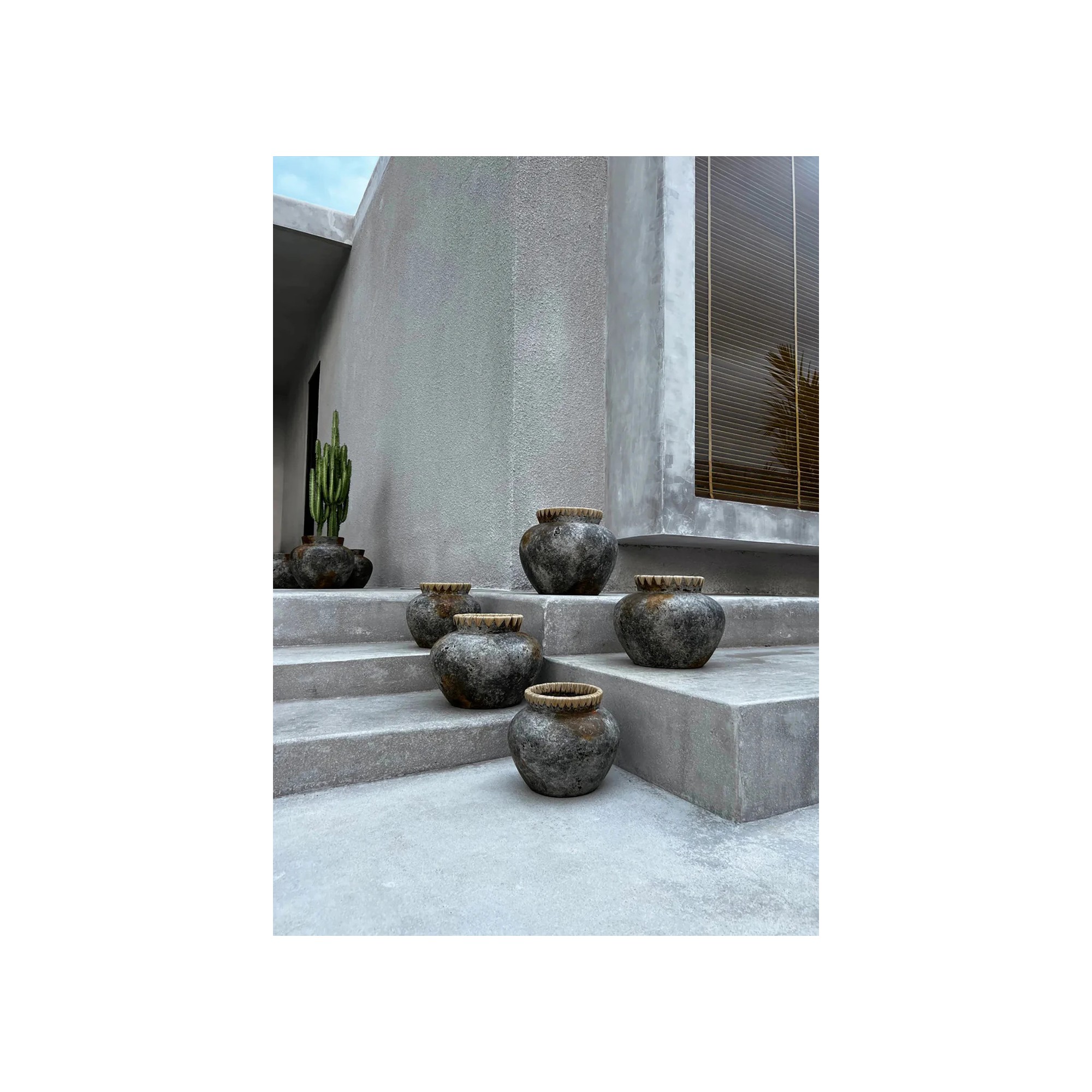 Giulia Grillo VASO STILY GRIGIO ANTICO S