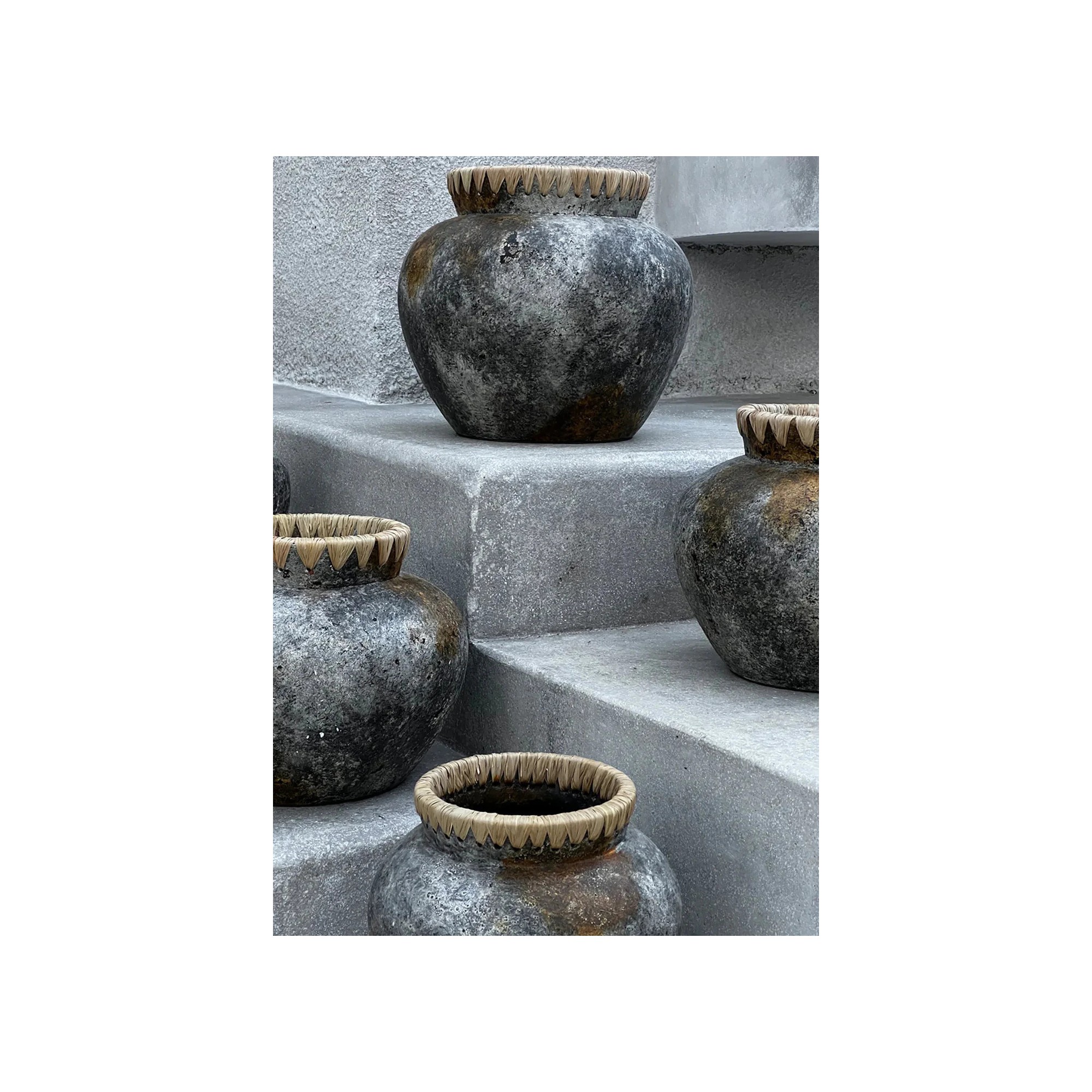 Giulia Grillo VASO STILY GRIGIO ANTICO S