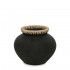 VASO STILY NERO NATURALE M