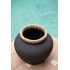 VASO STILY NERO NATURALE M