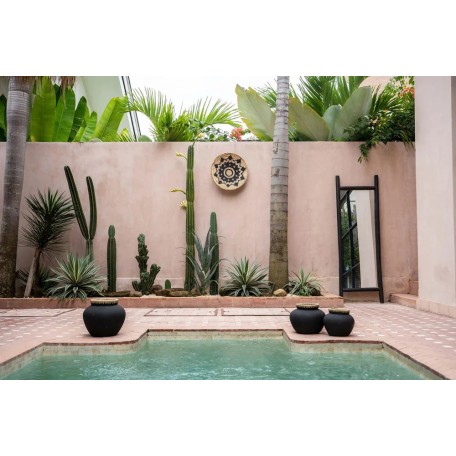 VASO STILY NERO NATURALE M