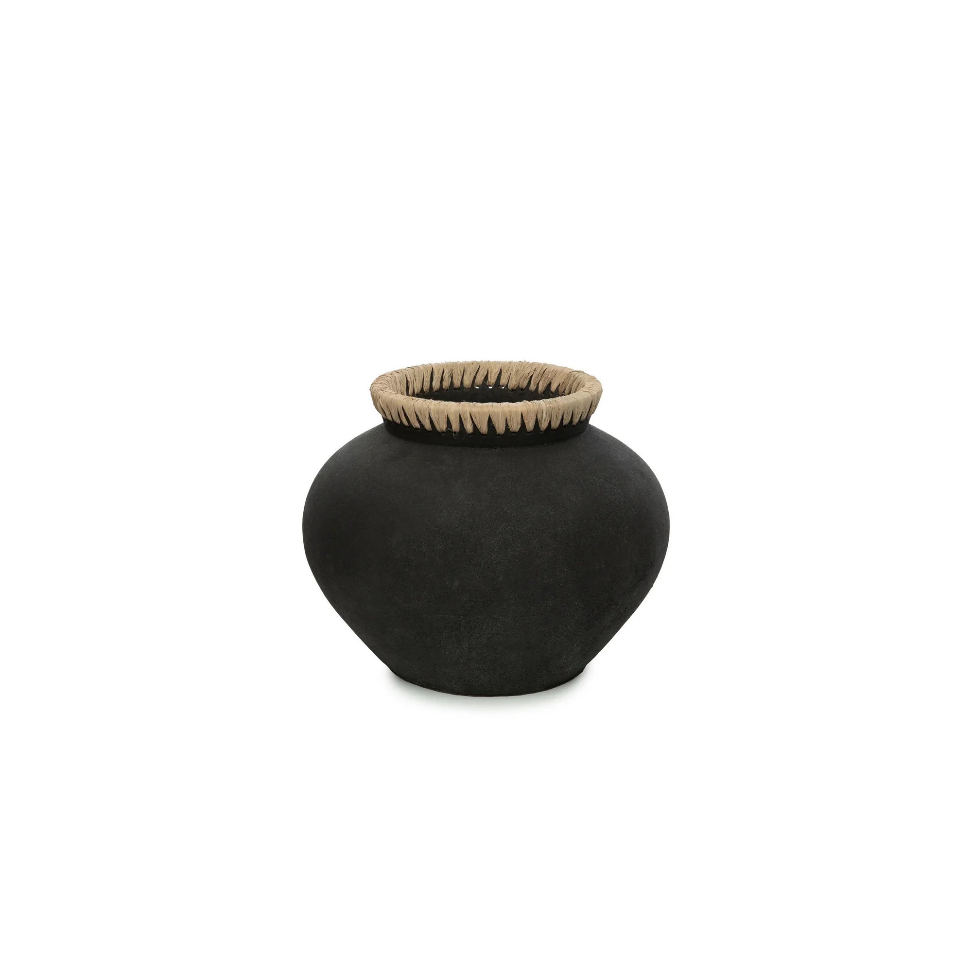 Giulia Grillo VASO STILY NERO NATURALE L
