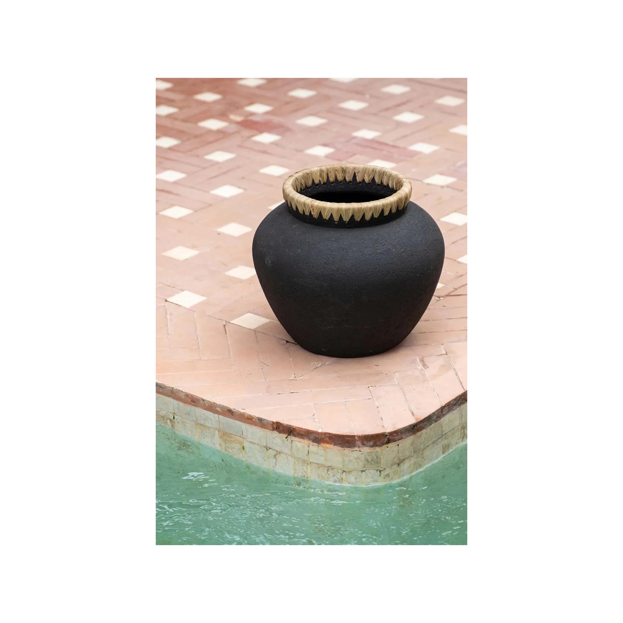 Giulia Grillo VASO STILY NERO NATURALE L