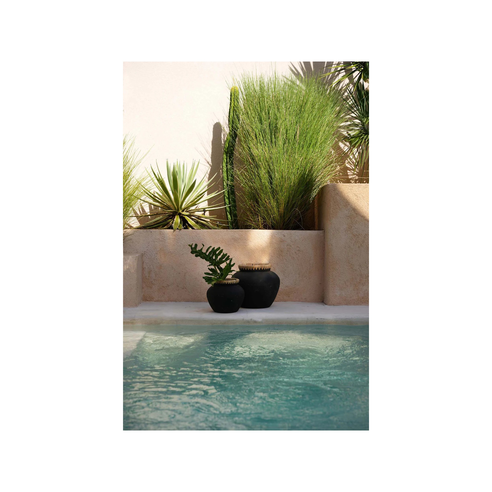 Giulia Grillo VASO STILY NERO NATURALE L