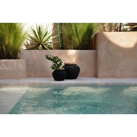 VASO STILY NERO NATURALE S