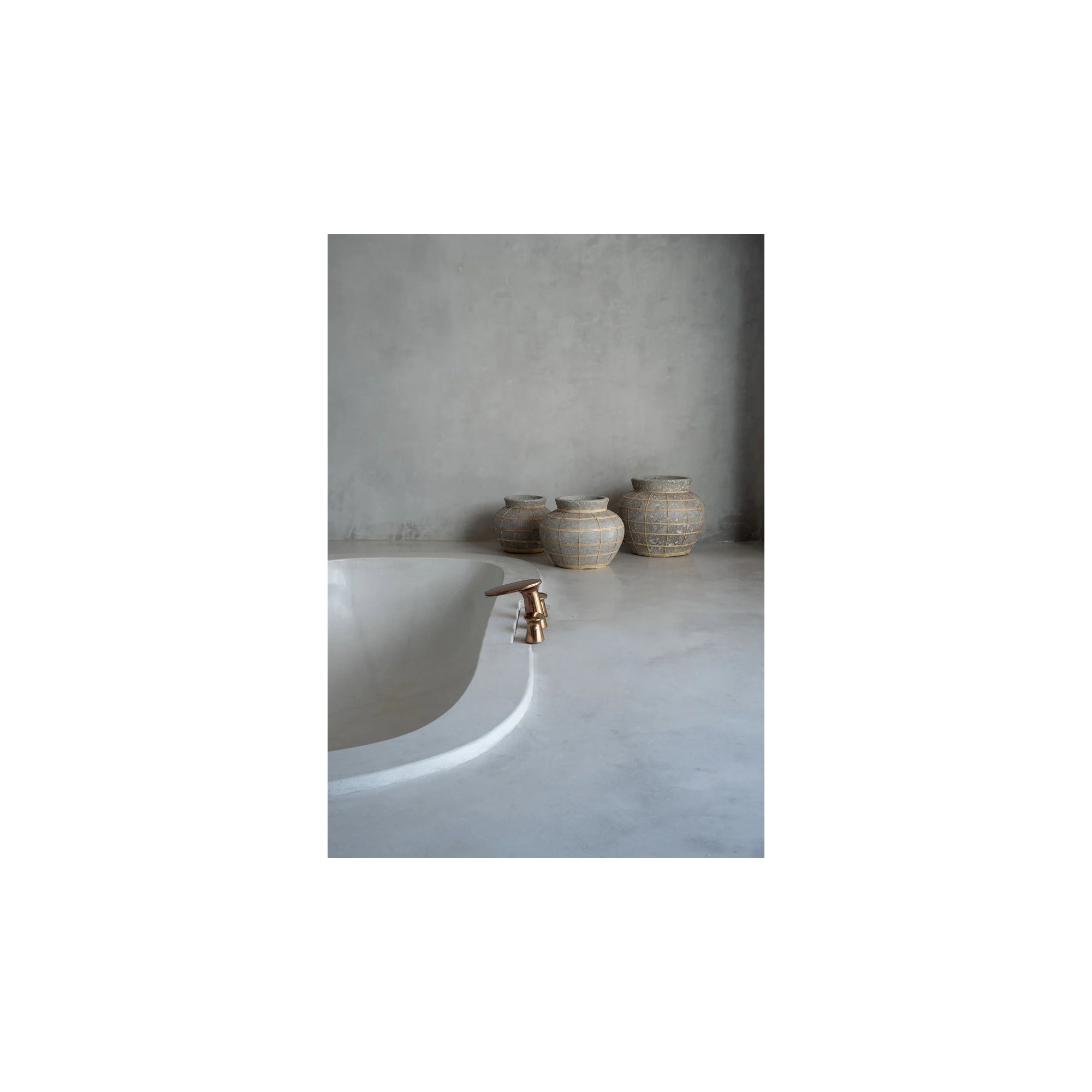 Giulia Grillo Vaso Belly Bianco naturale L