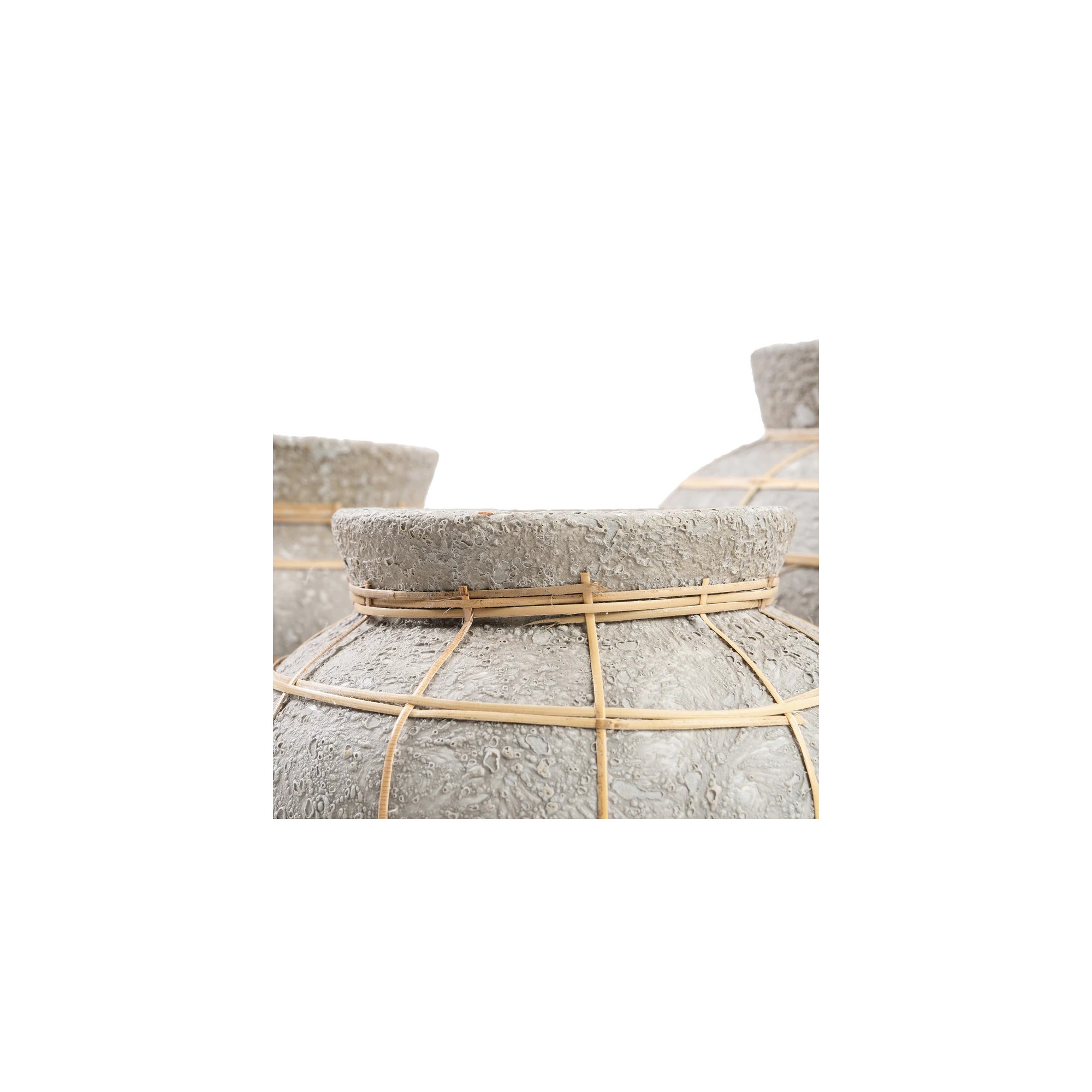 Giulia Grillo Vaso Belly Bianco naturale L