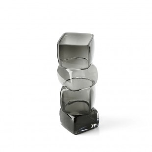Vaso Cubes grigio scuro L