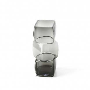 Vaso Cubes grigio scuro M