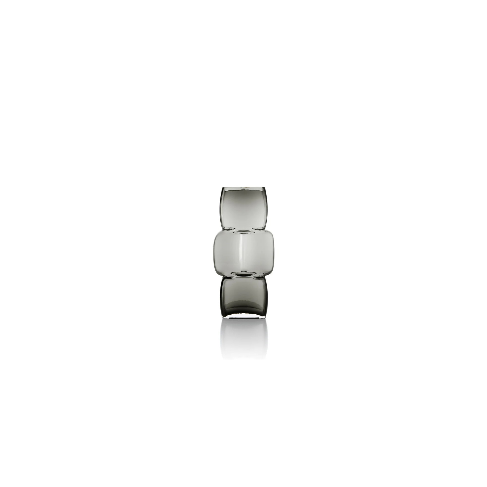 Giulia Grillo Vaso Cubes grigio scuro M