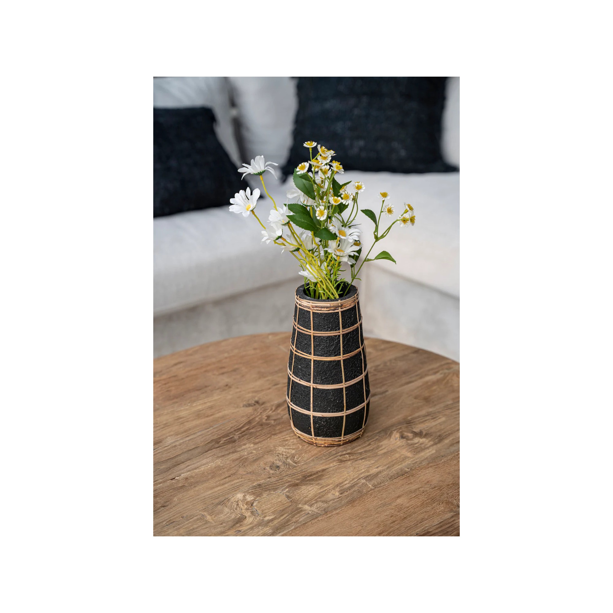 Giulia Grillo Vaso Cutie Nero Naturale L