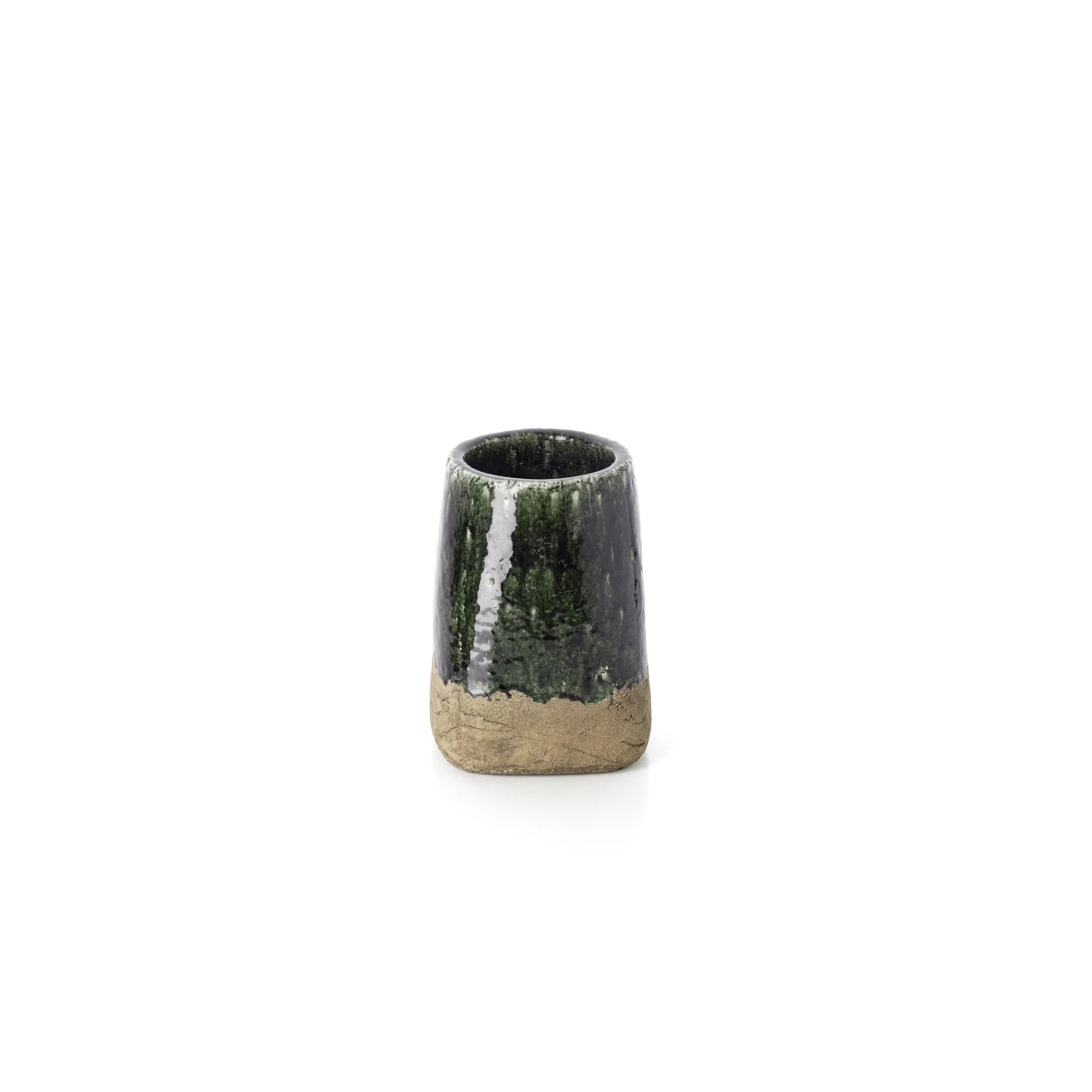 Giulia Grillo Vaso Conico Moss - Verde Cemento - L