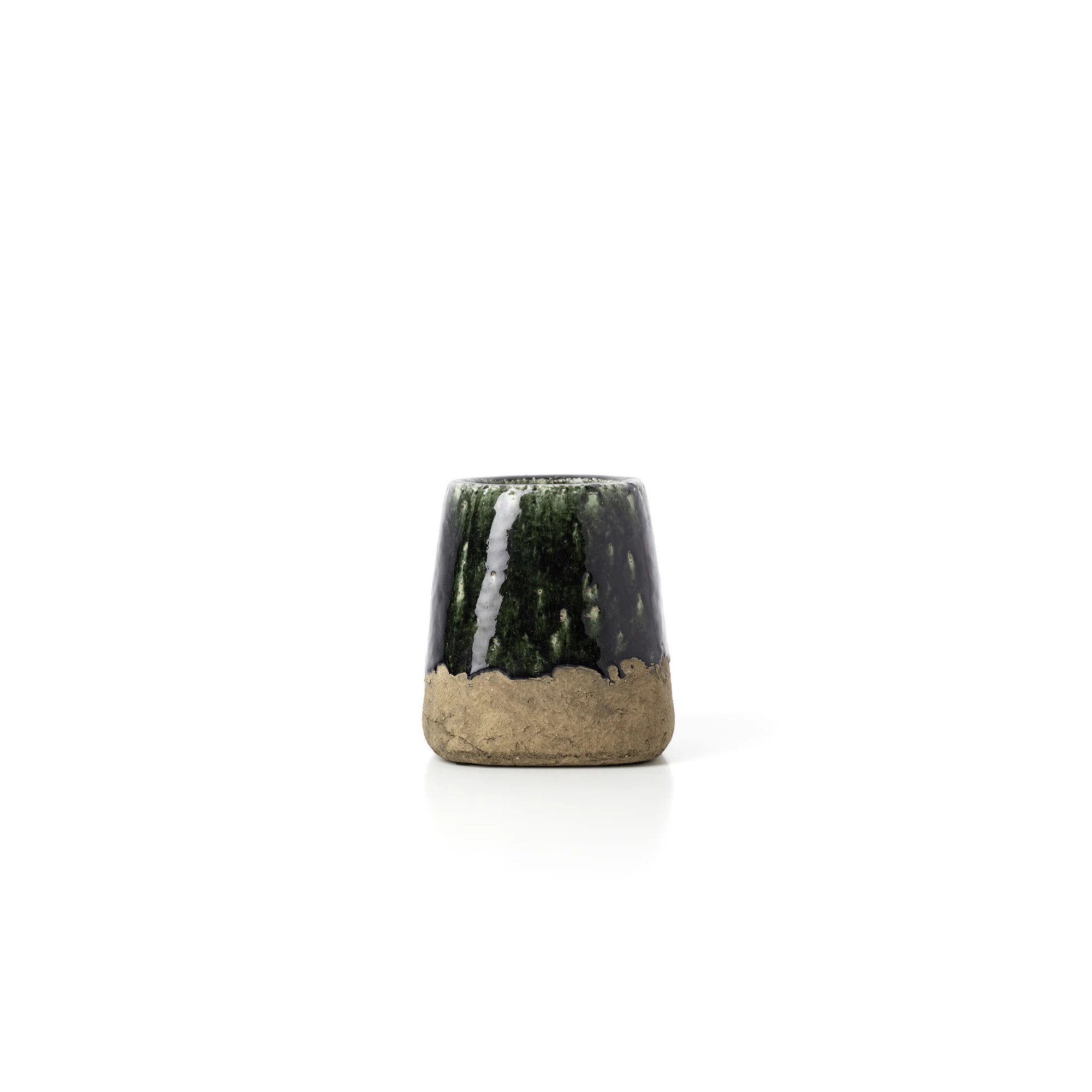 Giulia Grillo Vaso Conico Moss - Verde Cemento - S