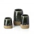 Vaso Conico Moss - Verde Cemento - S