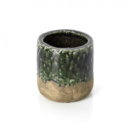 Vaso Moss - Verde Cemento - M