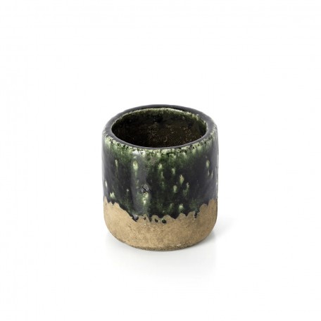 Vaso Moss - Verde Cemento - S