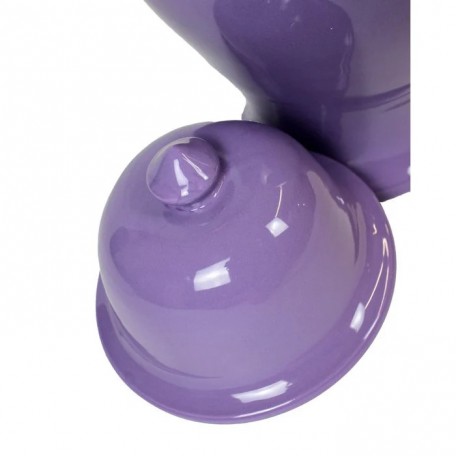 Vaso Tempio in ceramica viola