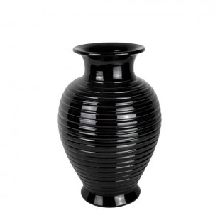 Vaso Anello in ceramica nero
