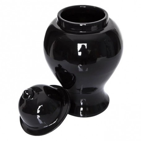 Vaso Tempio in ceramica nera