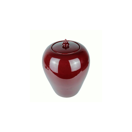 Vaso Tina  in ceramica con coperchio