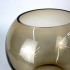 Vaso Oblò in vetro rotondo marrone fatto a mano