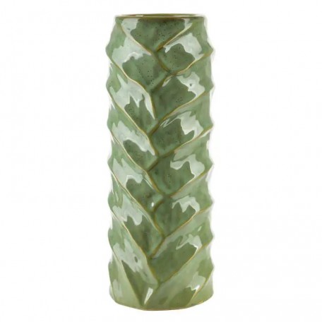 Vaso TALLIE GREEN 13x9x35cm