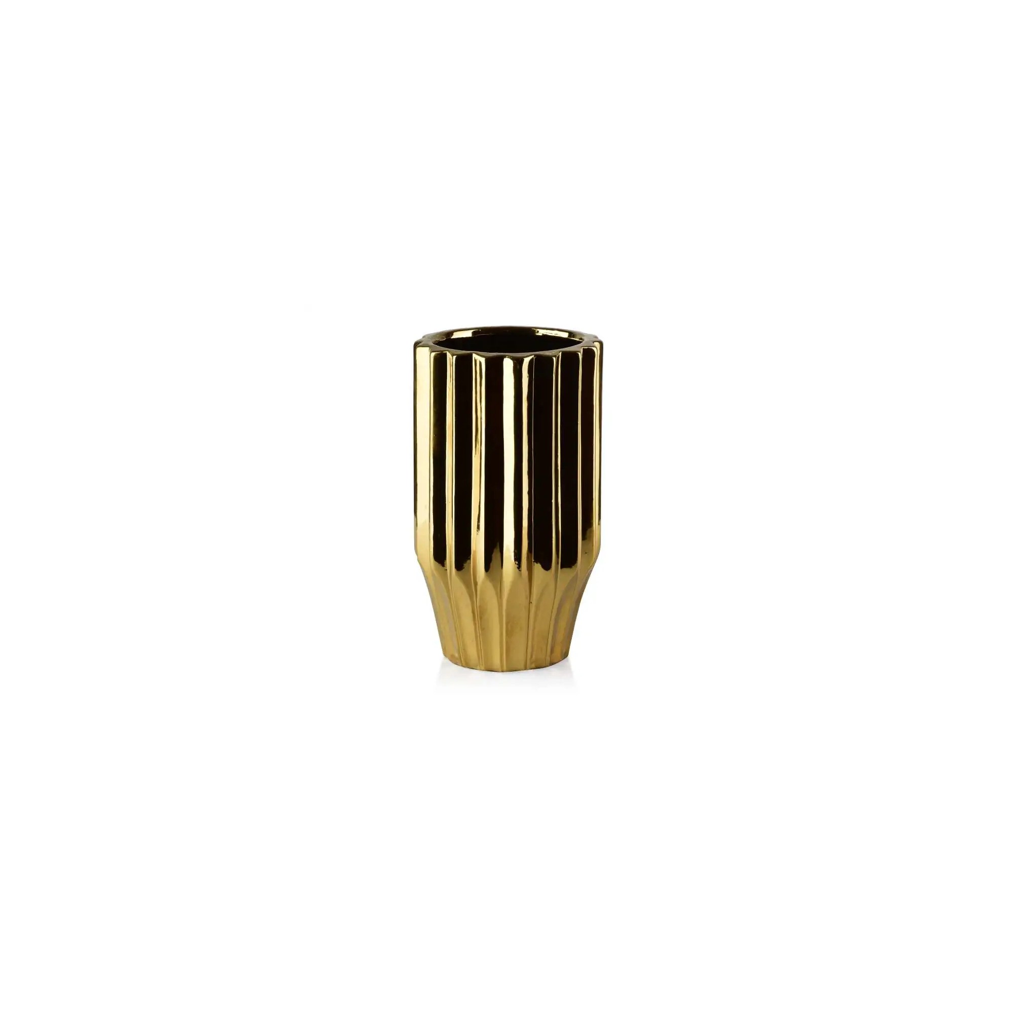 Giulia Grillo VASO YVONNE GOLD 14xh24,5cm