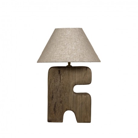 La Lampada Da Tavolo Mina  - Marrone - M