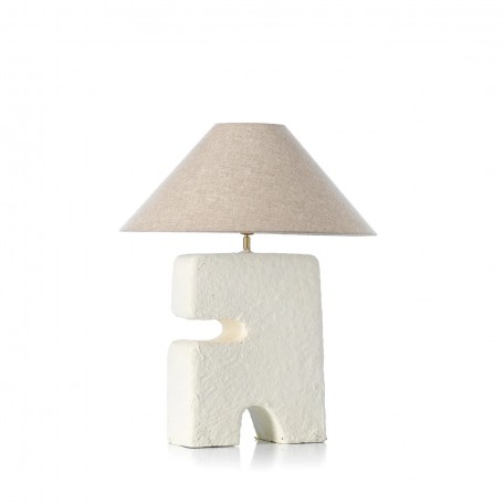 La Lampada Da Tavolo Mina - Bianca - L