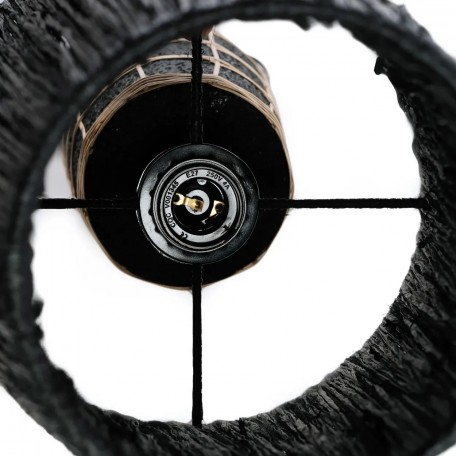 La Lampada Da Tavolo Naxos - Nero Naturale