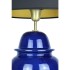 Lampada tempio vaso ceramica blu scuro