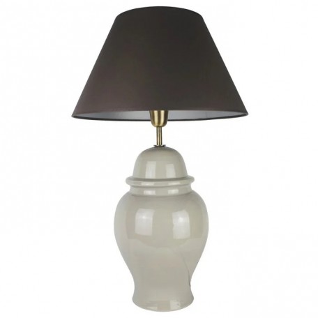 Lampada tempio vaso ceramica grigio