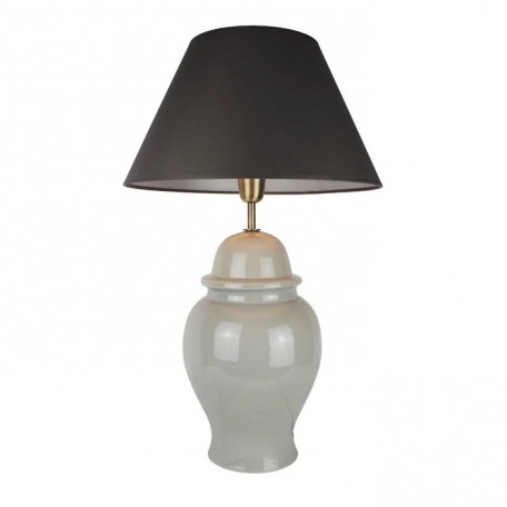 Lampada tempio vaso ceramica grigio