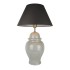 Lampada tempio vaso ceramica grigio