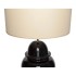 Lampada tempio vaso ceramica nera