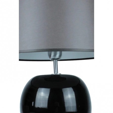 Lampada da tavolo Tina in ceramica nera 35 cm