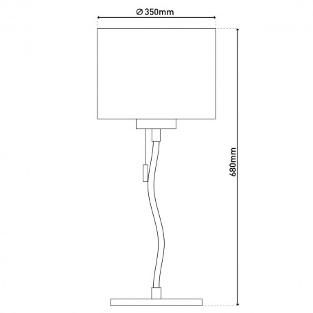 Lampada da tavolo a LED "Aurelia"