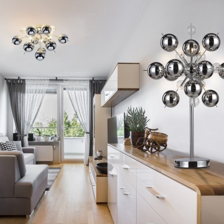 Lampada da tavolo "esplosione" 73cm