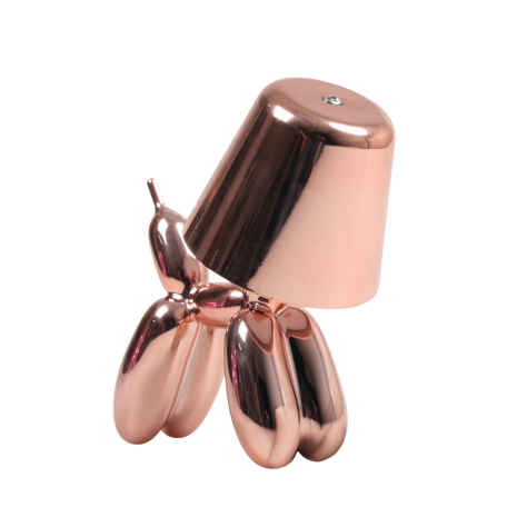 Lampada da tavolo LED Balloon Dog 16 × 10 × 18 cm oro rosa