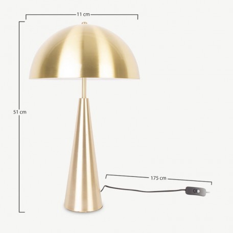 Lampada da tavolo Sublime 51cm