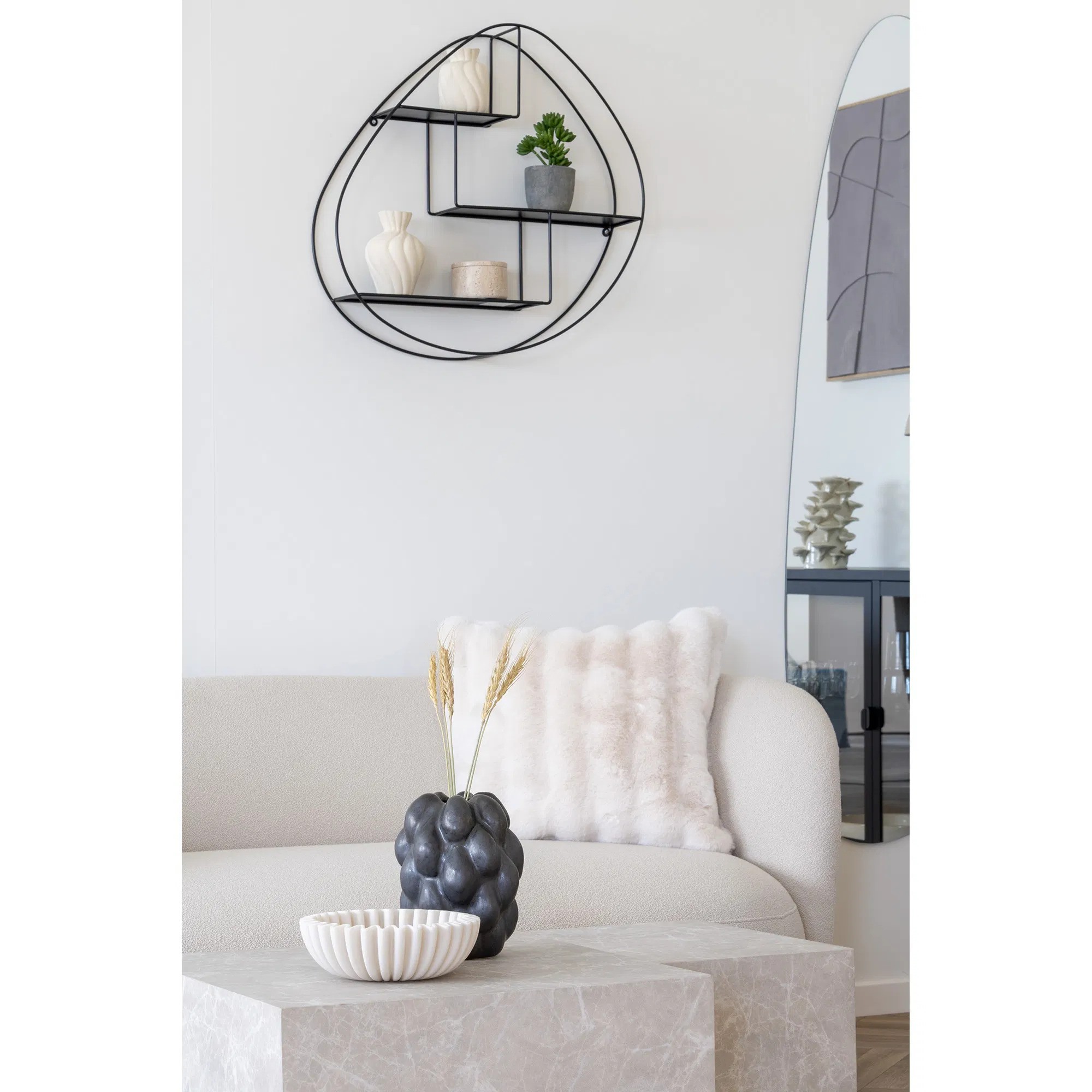  VASO GRAPPOLO NERO  Ø 14 cm