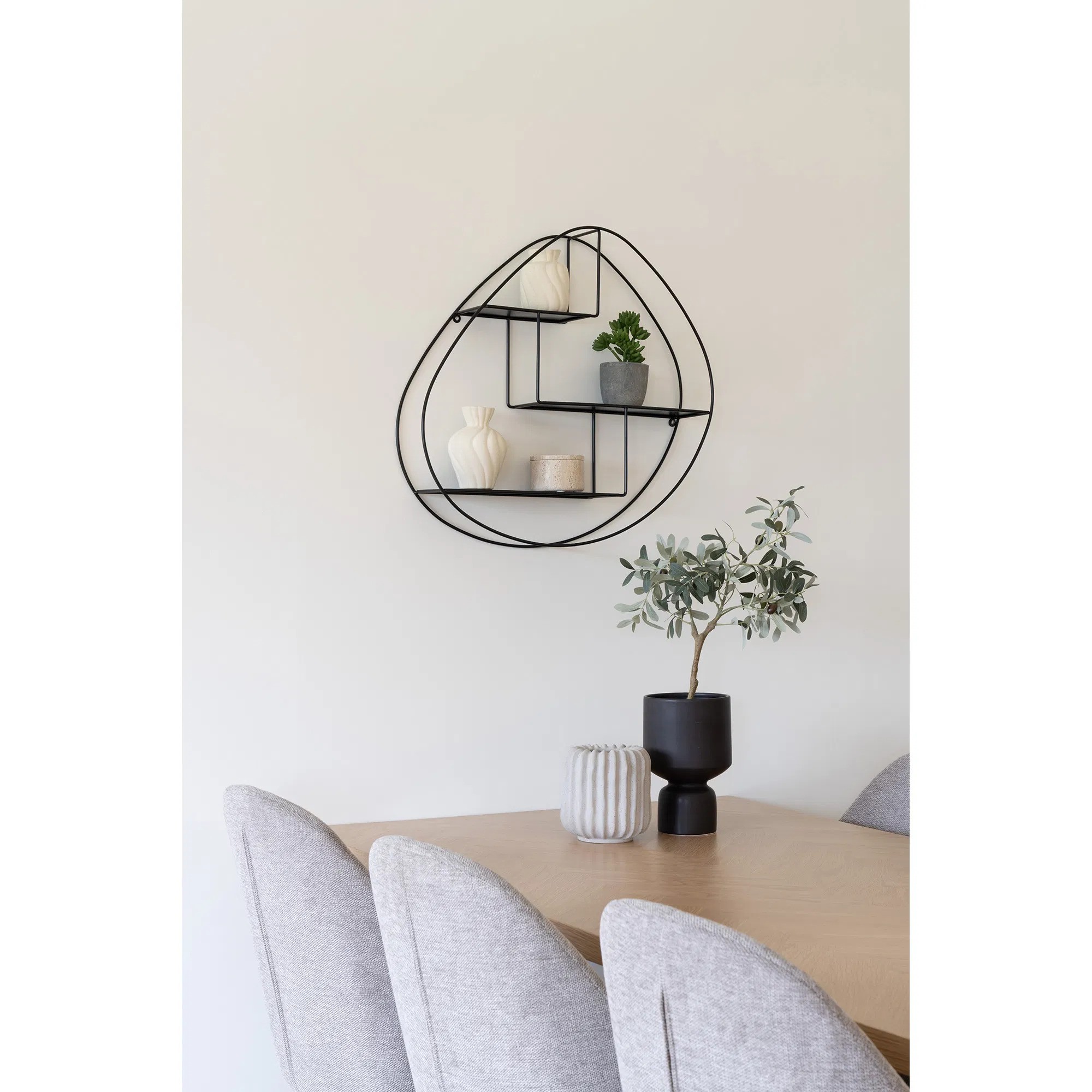  SET 2 VASI ONDA BEIGE