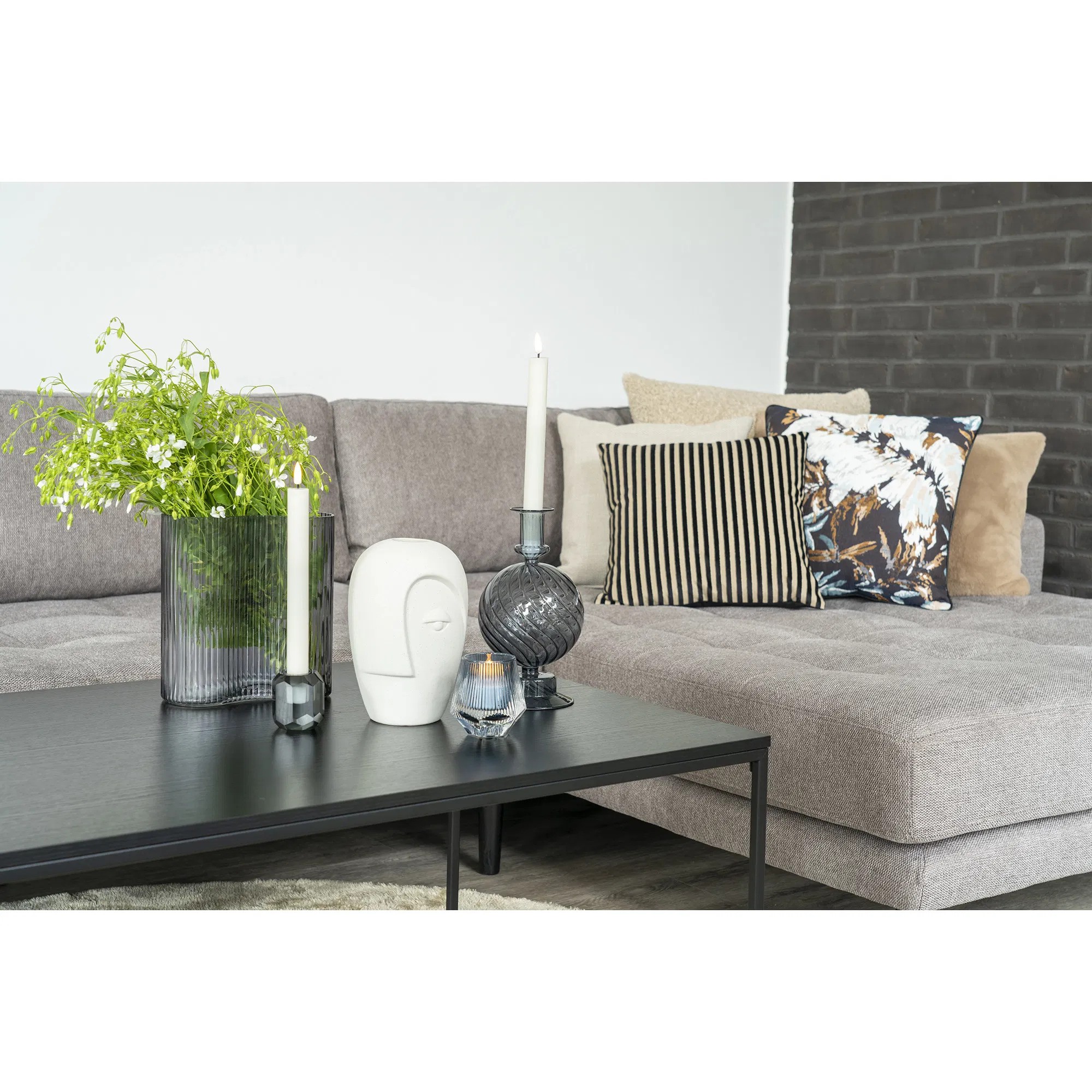  VASO OCCHIO SCOLPITO  BIANCO PUNTINATO