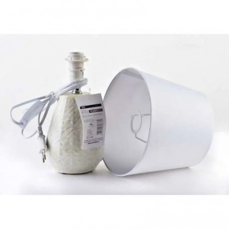 Lampada da tavolo LETI BEIGE 22cm x 12cm x 10.5cm