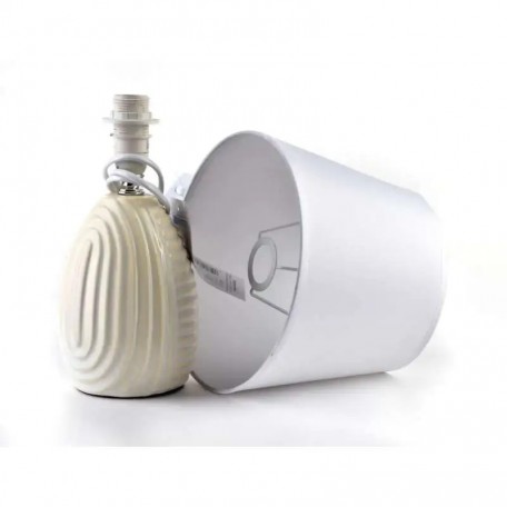 Lampada da tavolo LETI BEIGE 22cm x 11cm x 10cm