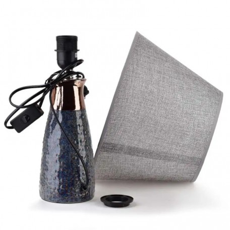 LETI GRAPHITE Lampada da tavolo 10x10x46cm