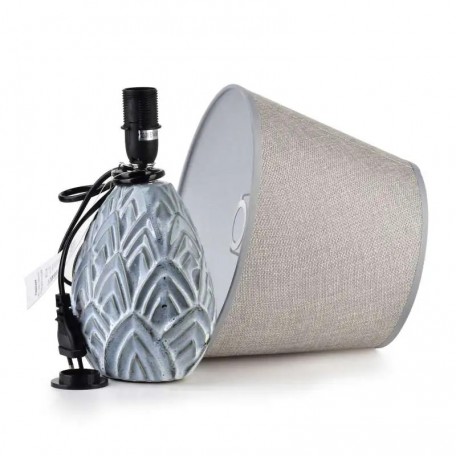 LETI WOOD Lampada da tavolo 13,5x9x33cm