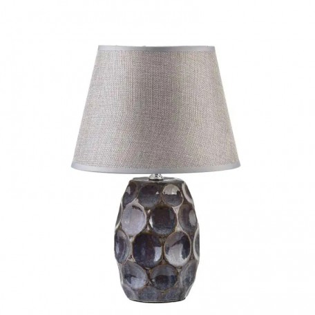 LETI GREY Lampada da tavolo 11x11x33,5cm